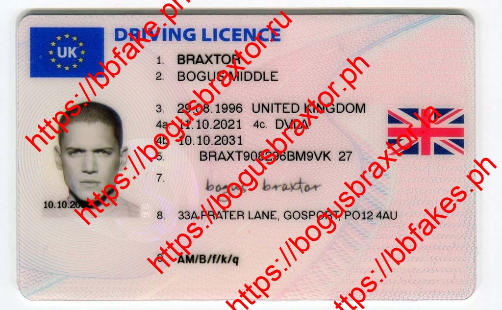 UK DRIVING LICENCE